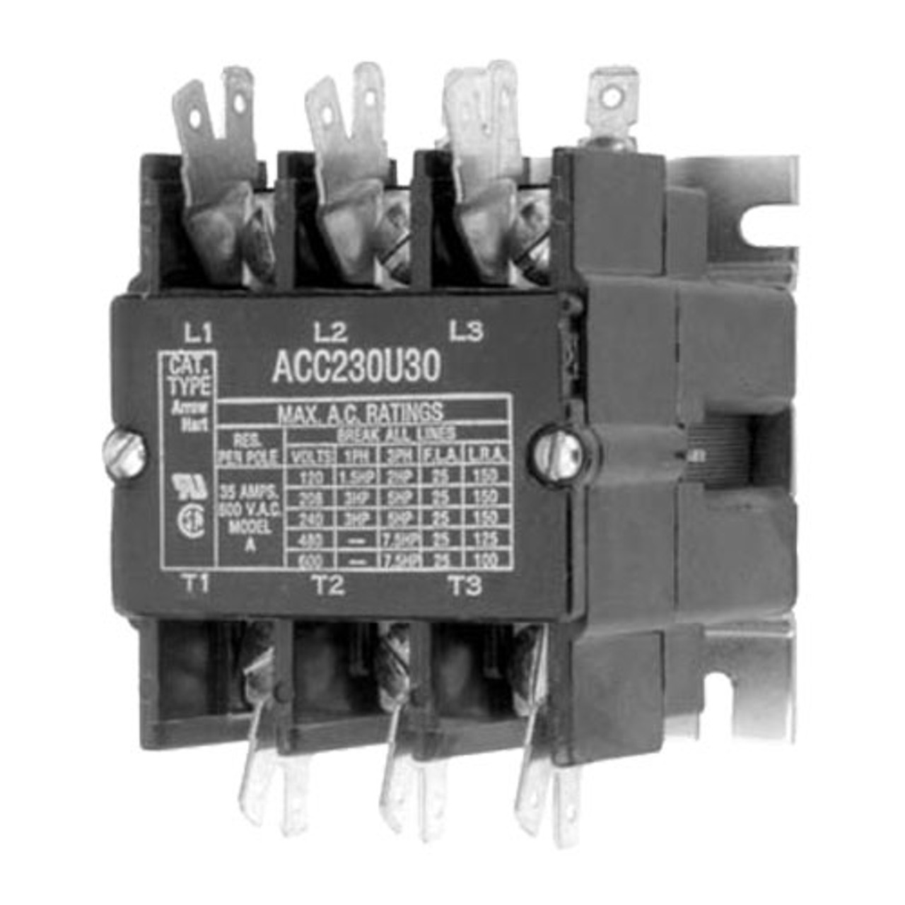 Contactor , Main, 3 Pole , 50 Amp.image