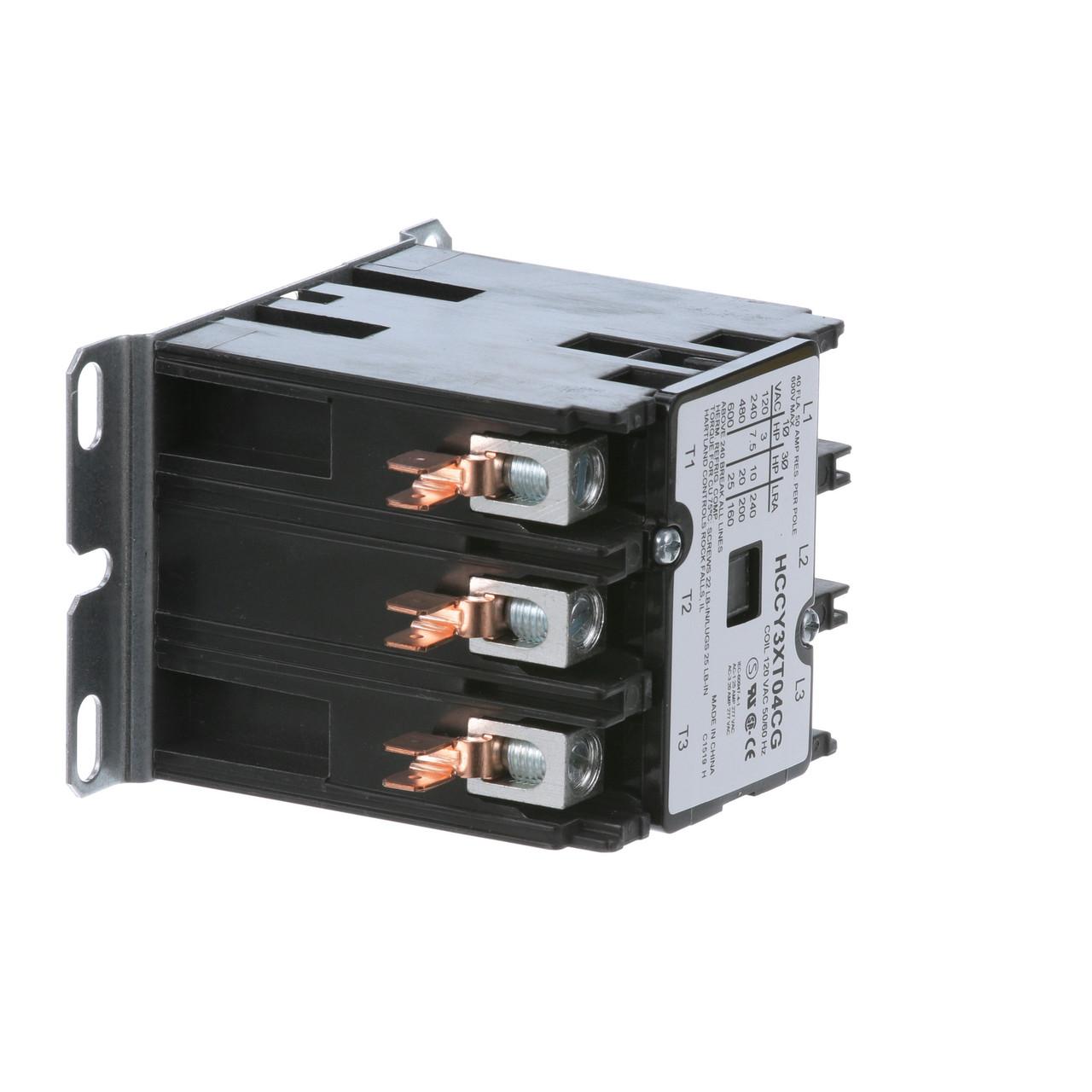 Contactor , 3 Pole, 40 A, 220-240v.image