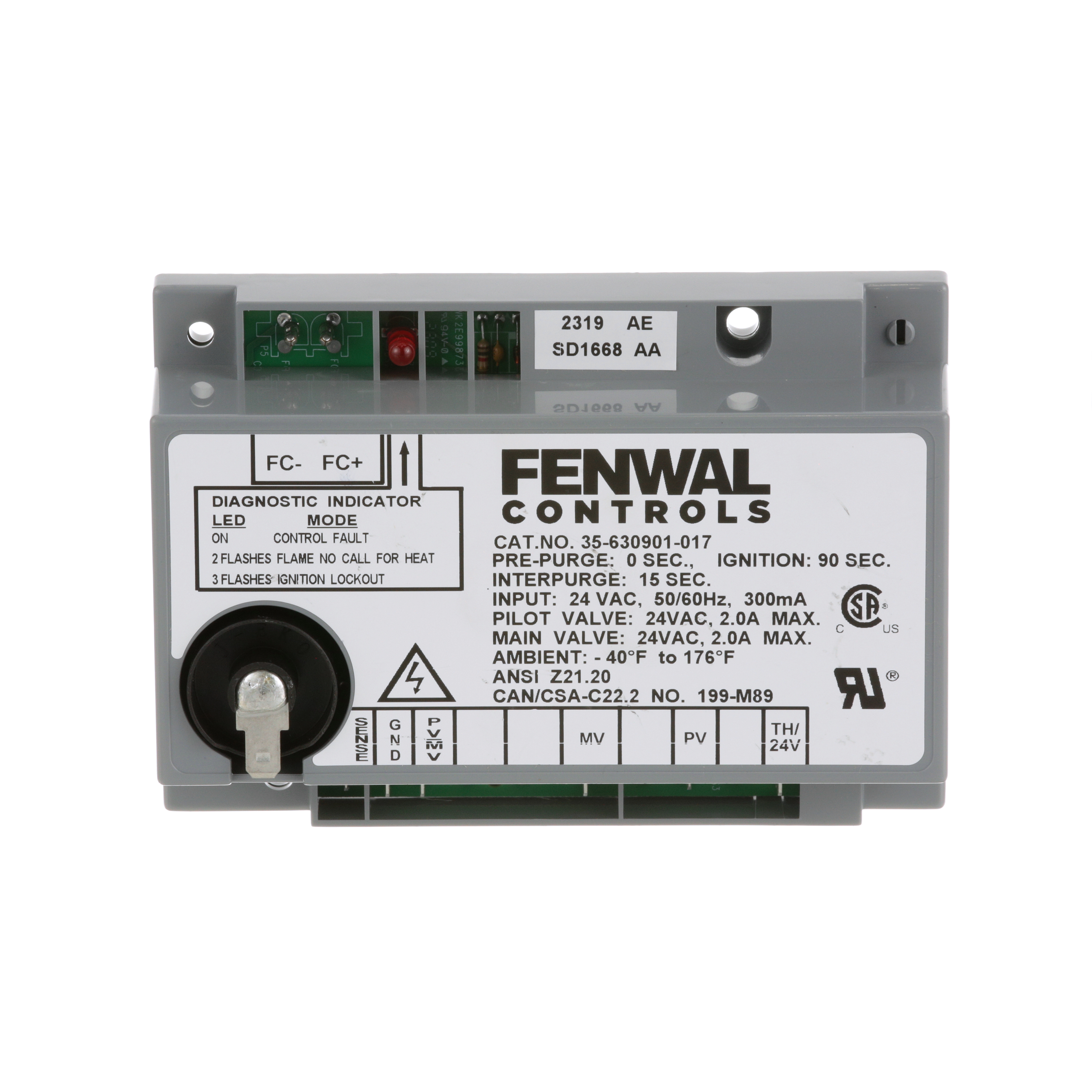 Henny Penny, Ignition Module main view